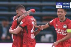 河南1-0深圳，王上源精準傳中助攻，盧卡斯頭球后蹭破門