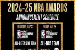 NBA最佳防守陣容 tomorrow凌晨2點公布，24日上午7點正式揭曉