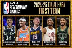 NBA官方公布最佳一陣，字母哥回應：我在照片里很可愛
